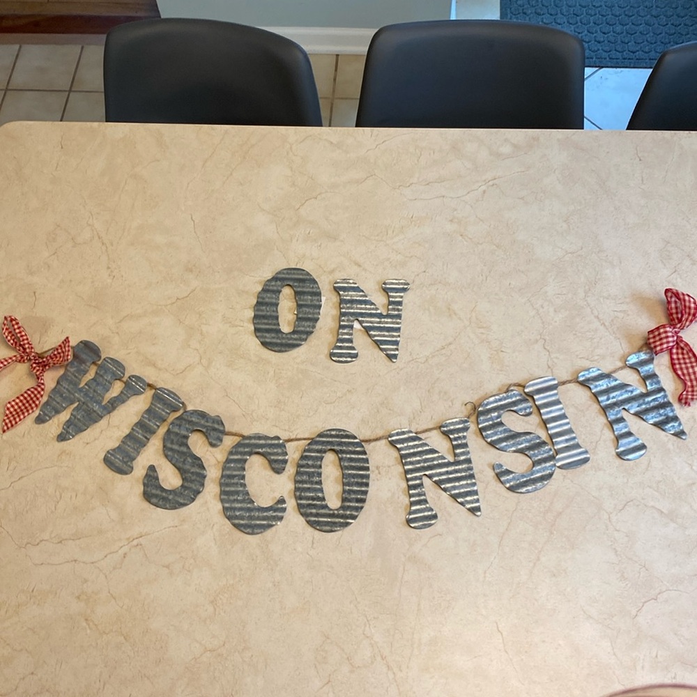 ‘On Wisconsin’ Metal Wall Art